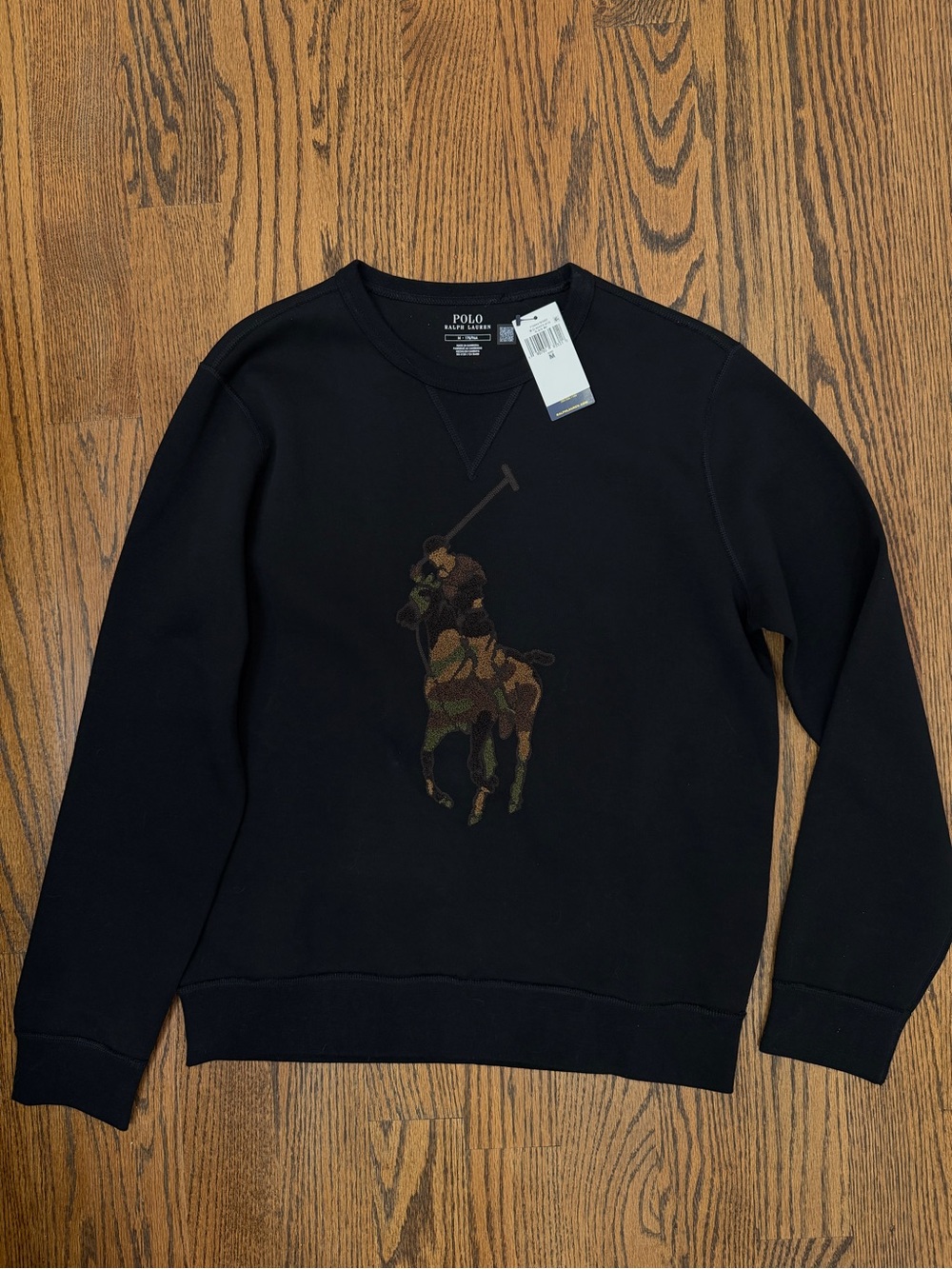 NWT Polo Ralph Lauren Camo Crewneck